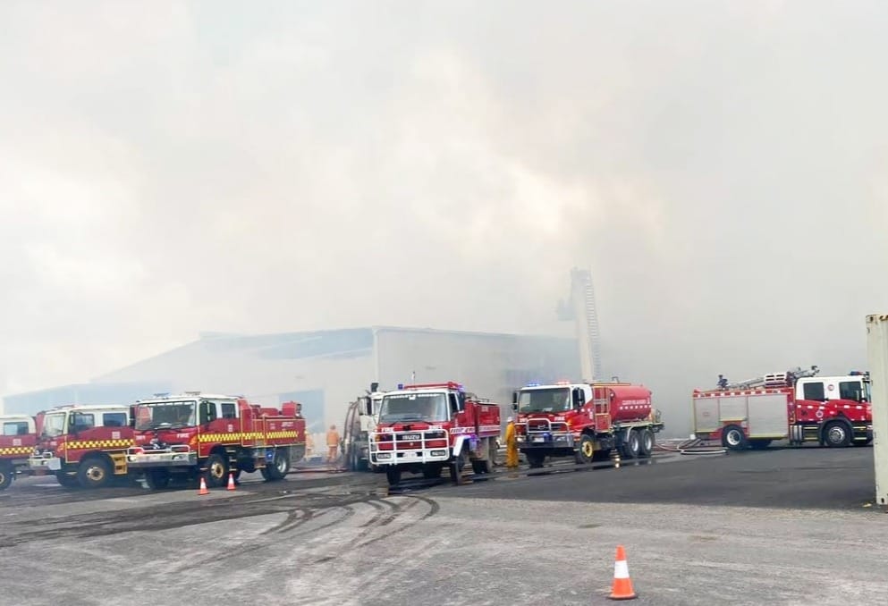 Fire Destroys Sheds and Hay