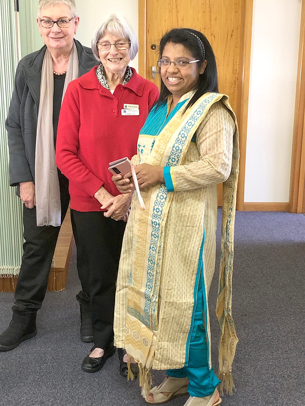 Rainey Speaks at Birchip Probus