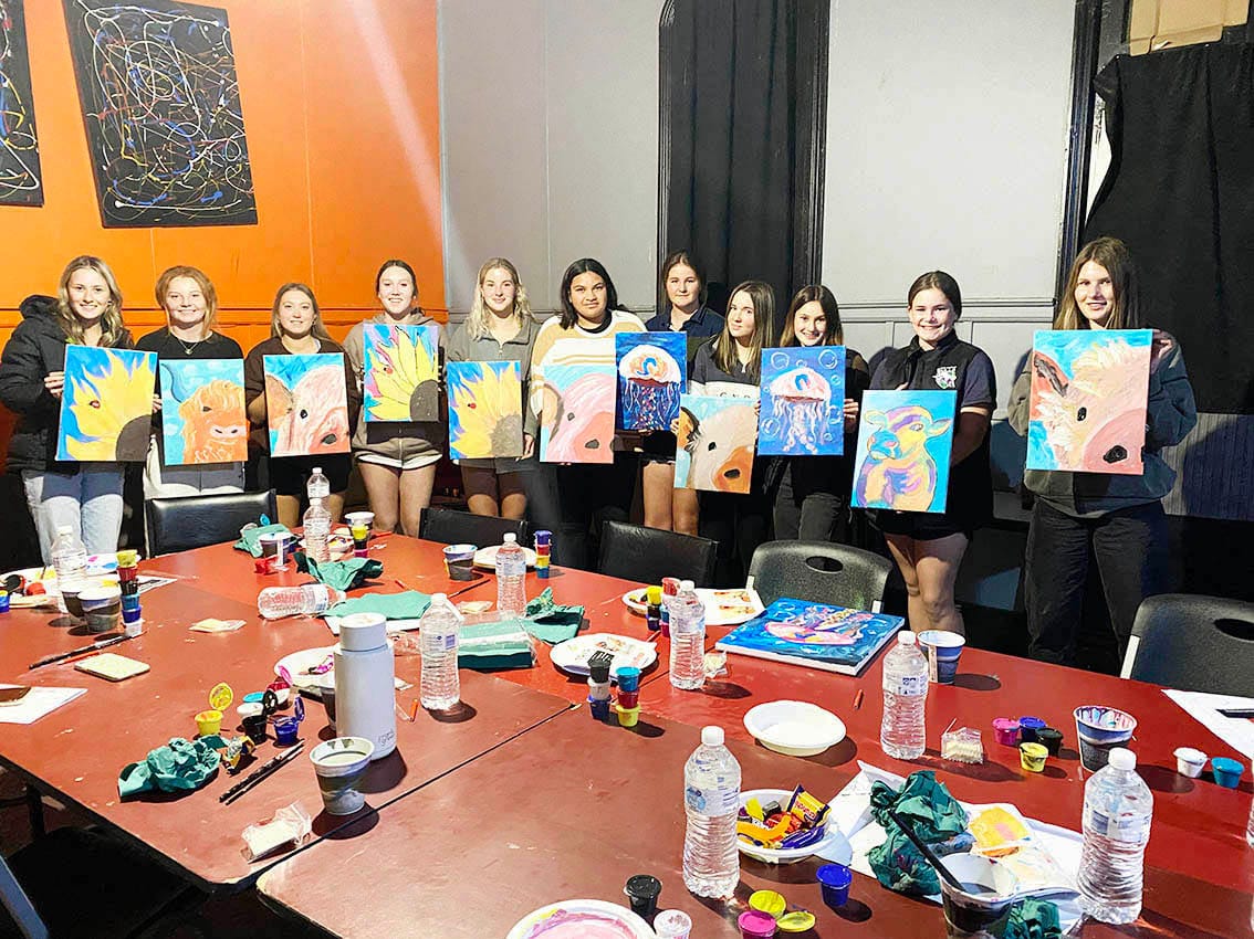 Young Painters Show Their Skills