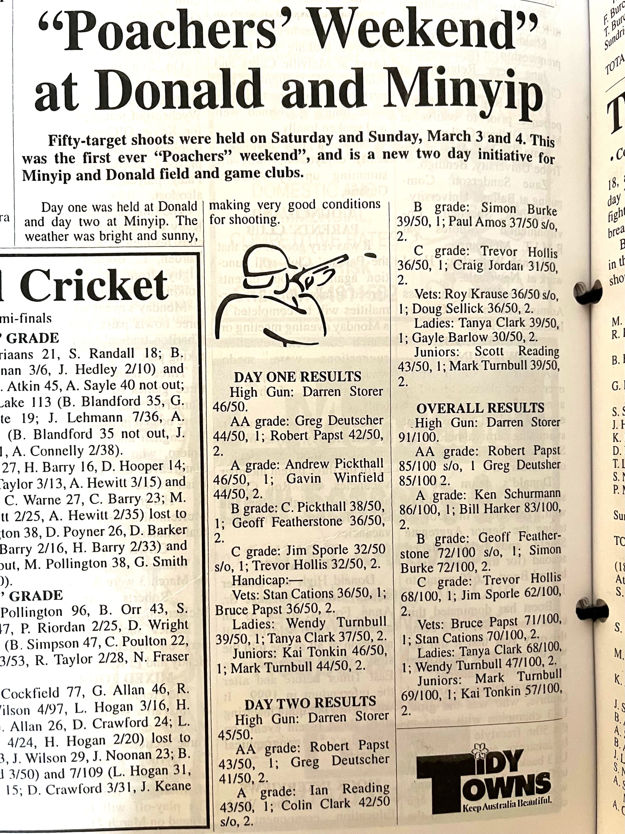 Poachers’ Weekend Turns Twenty-Five: Shooters Flock to Donald and Minyip