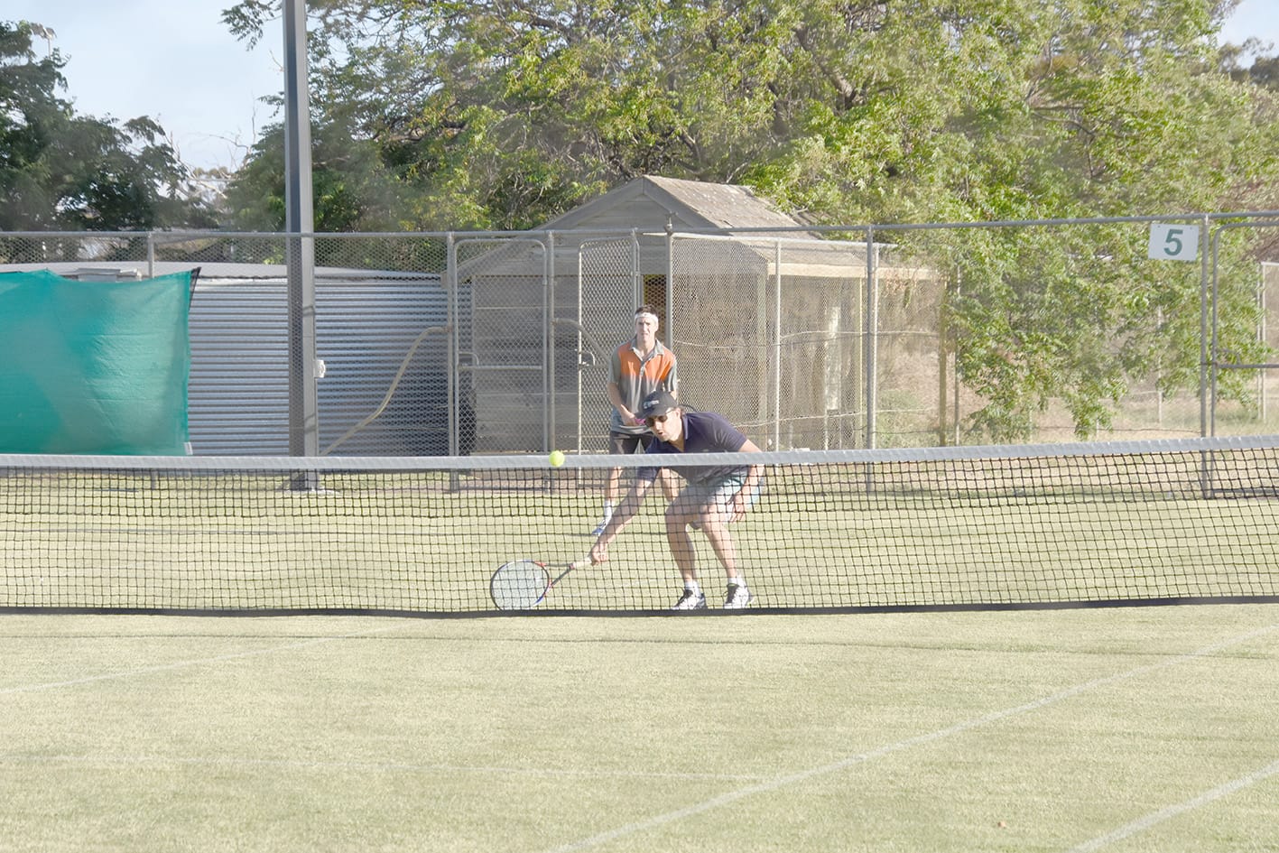Tight Tennis Under Lights
