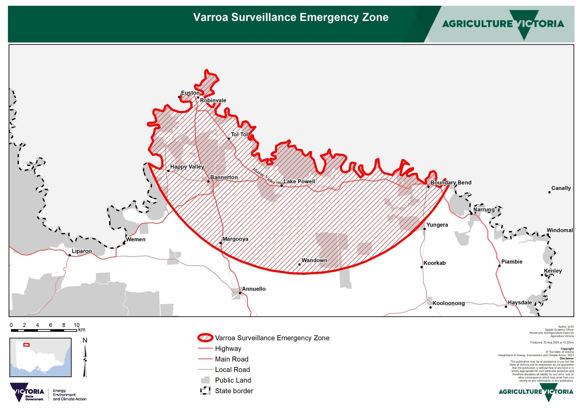 Keeping Varroa Mite out of Victoria