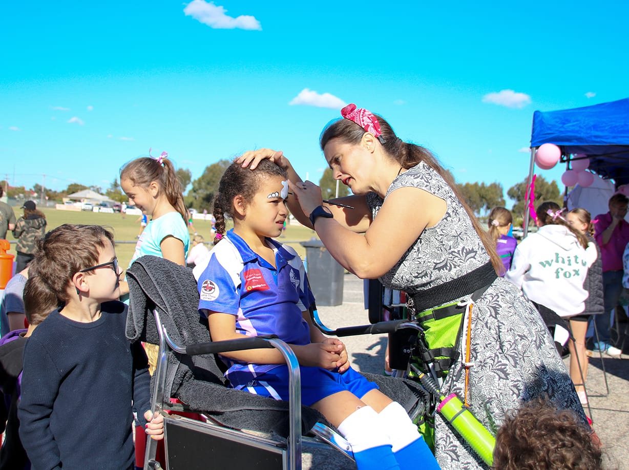 Birchip Reserve Awash with Pink