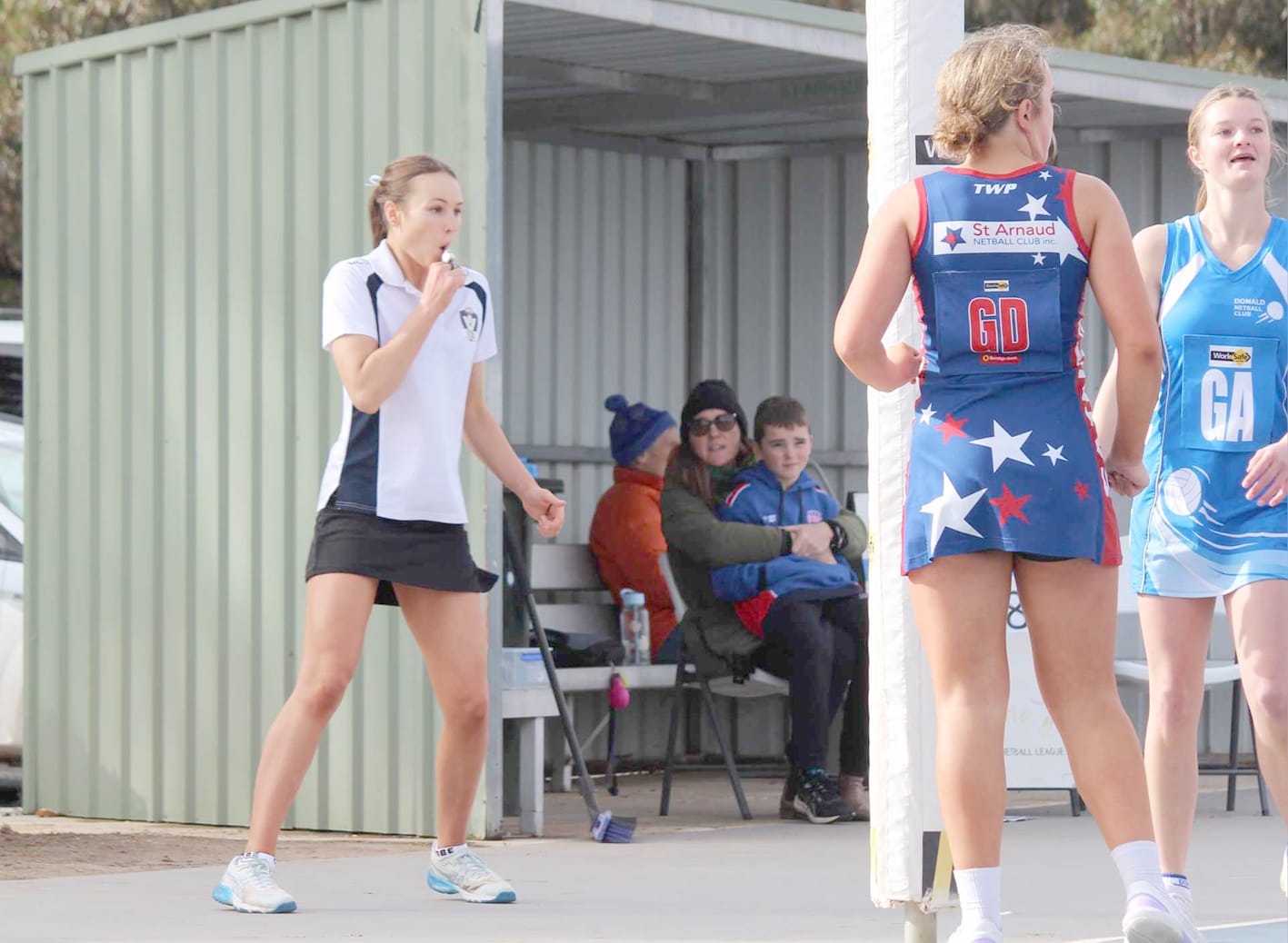 Umpiring Badges to Macie and Rhonda