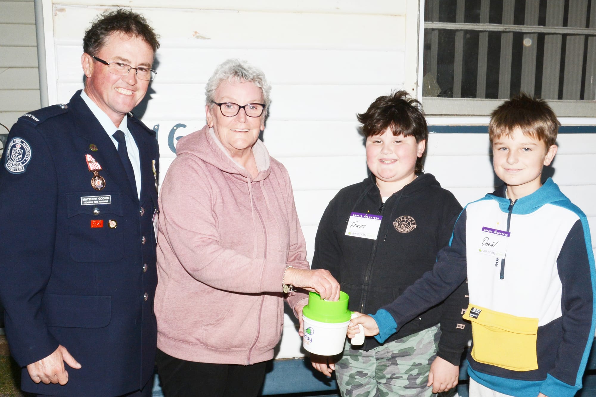 Donald Community Digs Deep Again