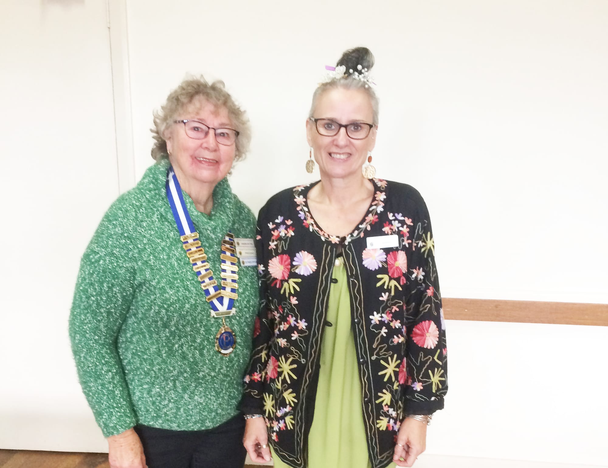 Guest Speaker and New Member for Charlton Probus