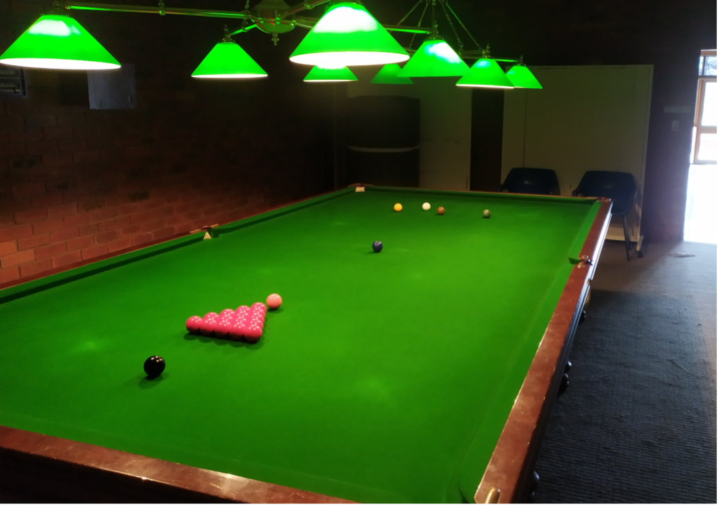 Donald Senior Citizens’ perfect full-size billiard table.