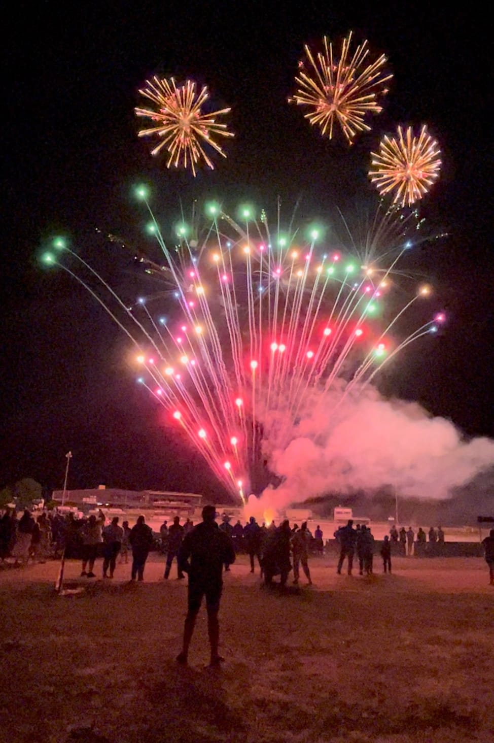 A fantastic finish to the show was the fireworks, which ran continuously for 10 minutes and drew quite the enthusiastic crowd.