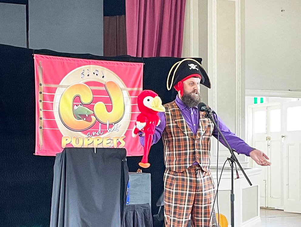 Delayed Visit from Pirate and Puppets