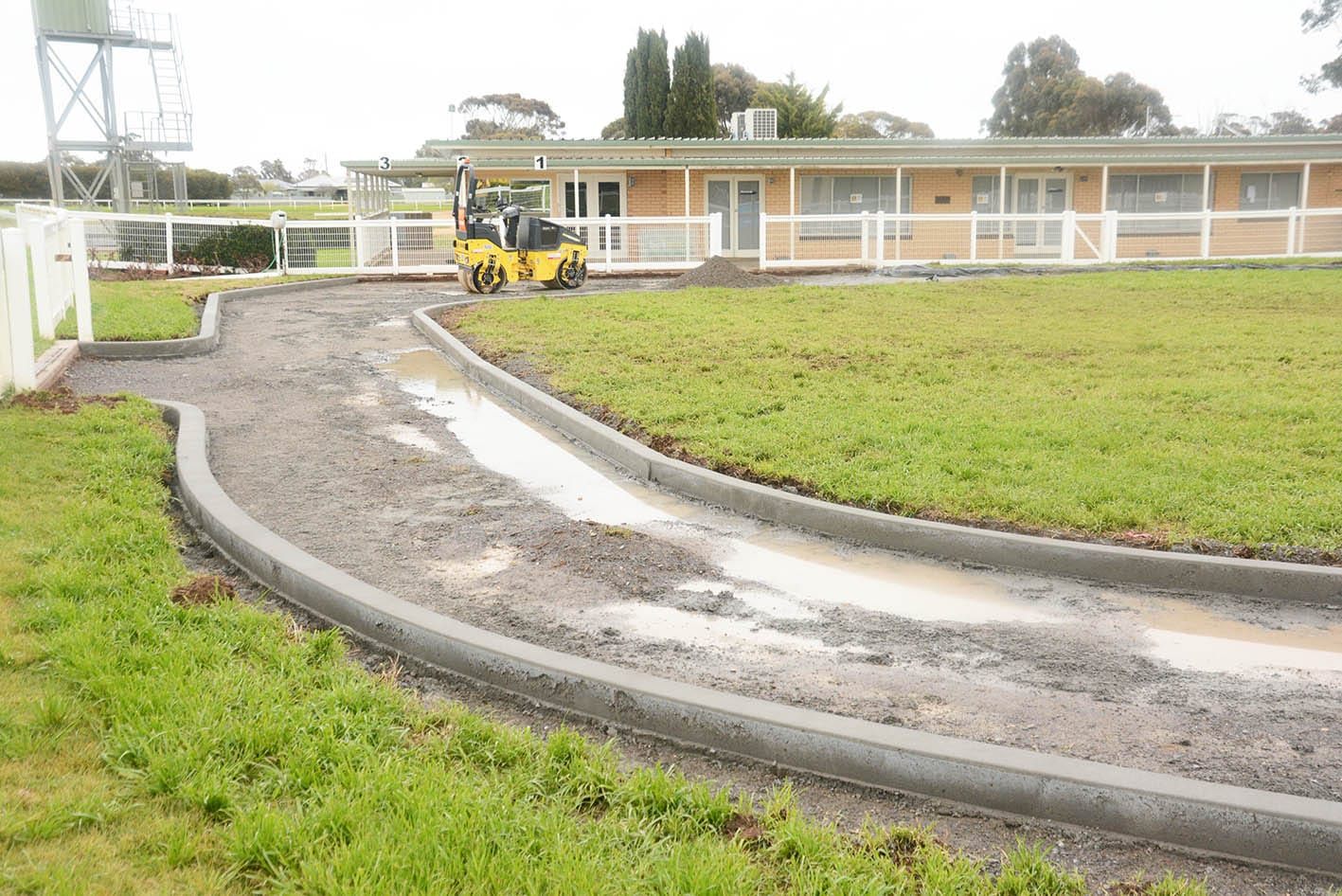 New Walking Path for Mounting Yard