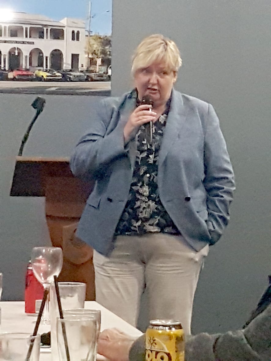 Guest speaker, Dr Janelle Brennan.