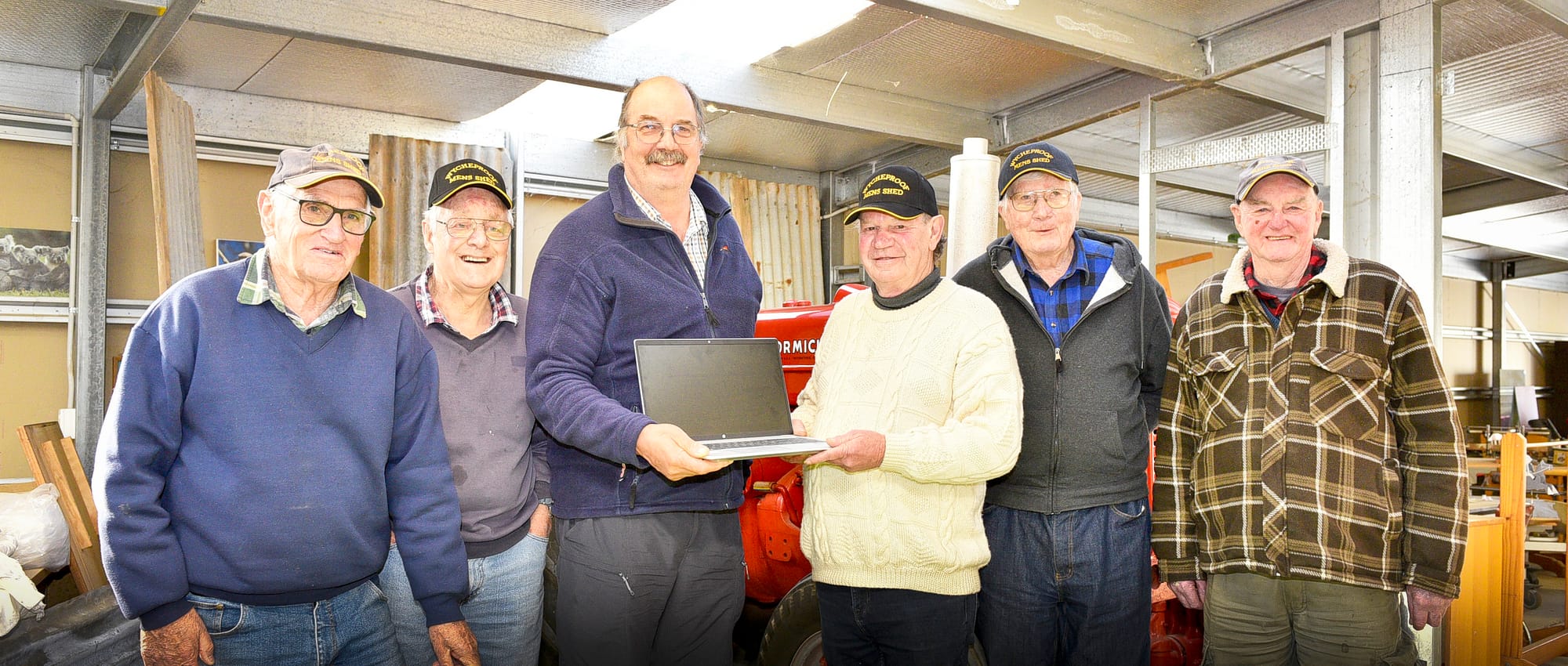 Wycheproof Men’s Shed at Work