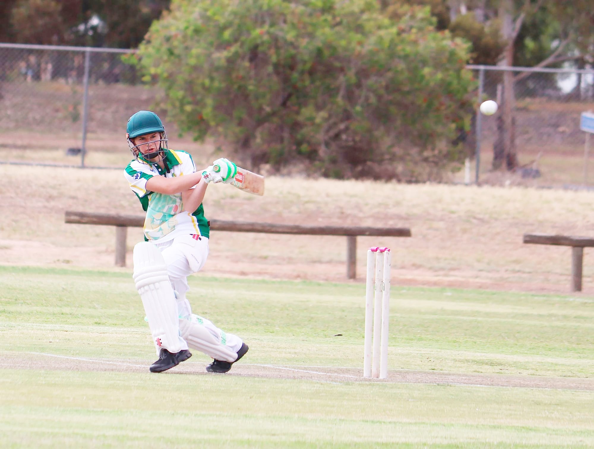 Girls Take to the Cricket Crease