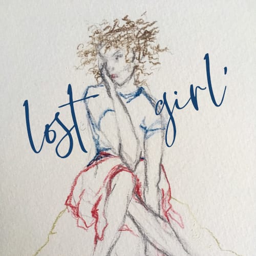 “Maybe” - pencil on parchment. The drawing adapted to for use on Candece’s profile.