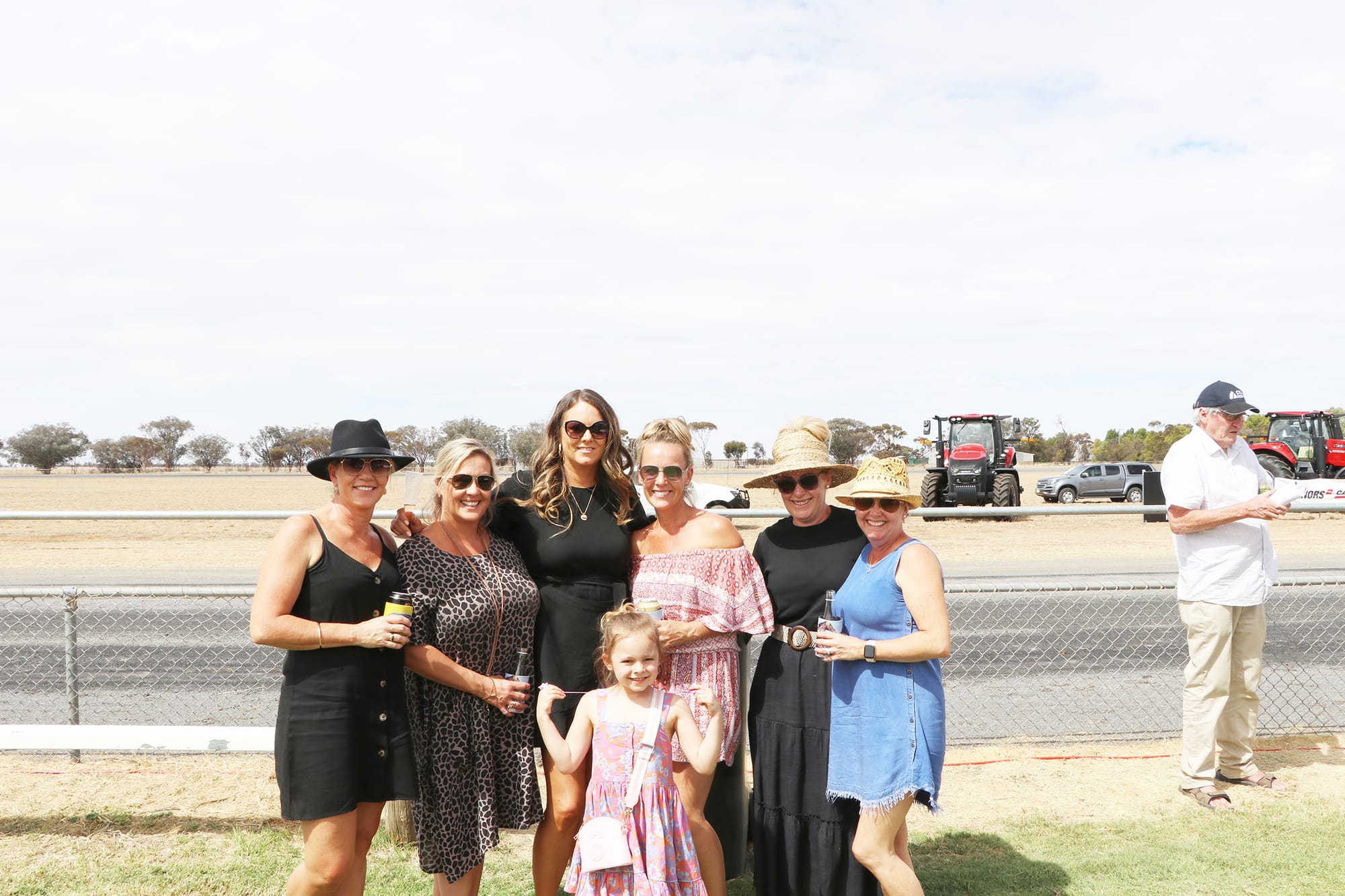 Enjoying the day at the Mallee Bull Cup, left to right, Renae Gentle, Fleur Condon, Lisa Pardo, Chrissy Rutley, Pauline Boyle and Sarah Murphy.