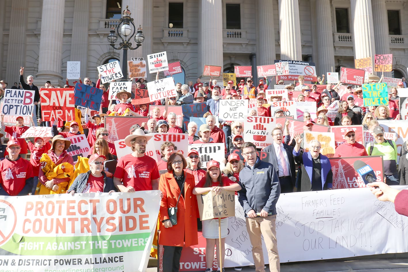 In a Bid to Roll Back Renewables . . . Farmers Roll Into Melbourne