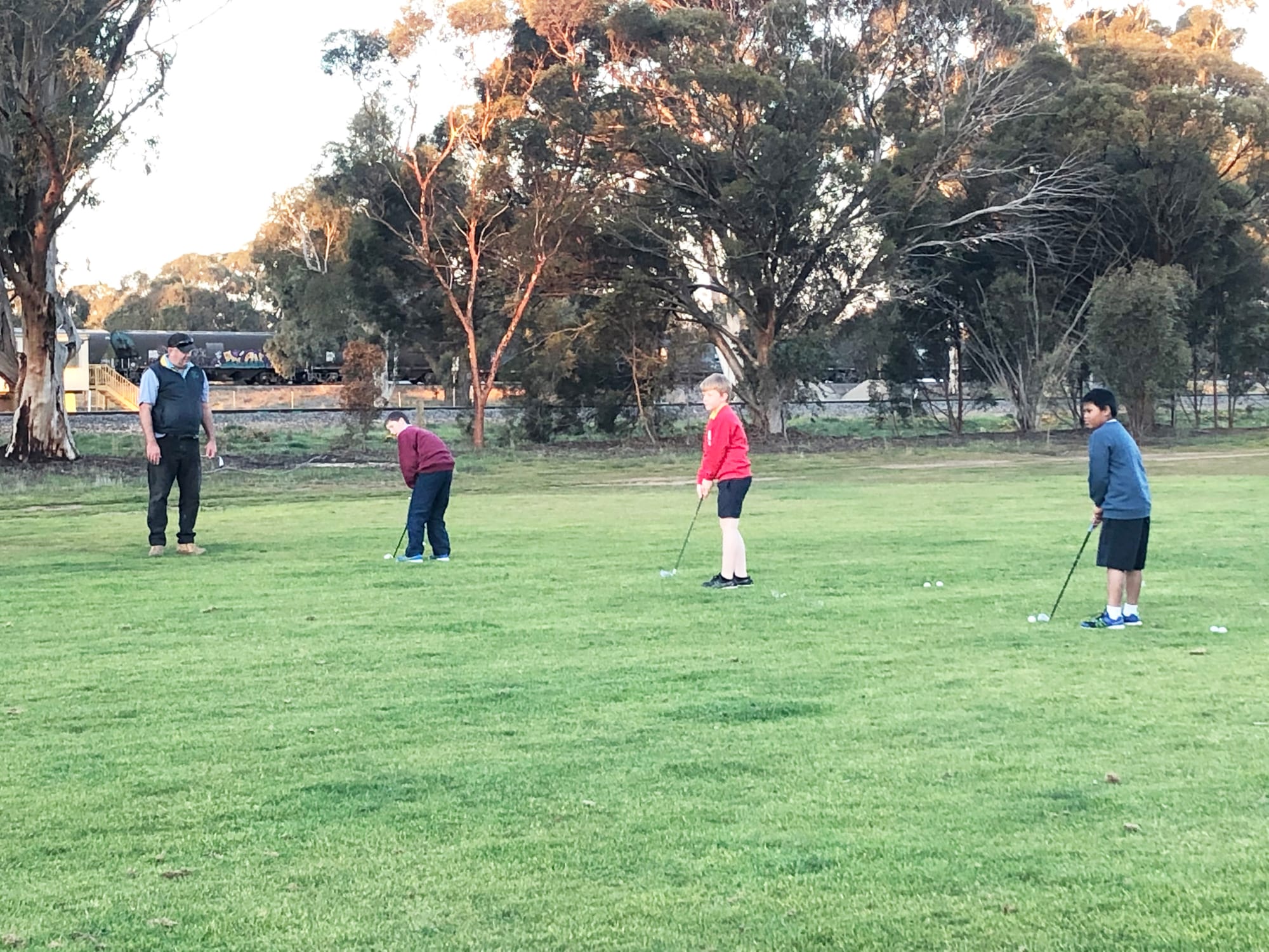 Donald Juniors Learn Golf’s Basic Skills