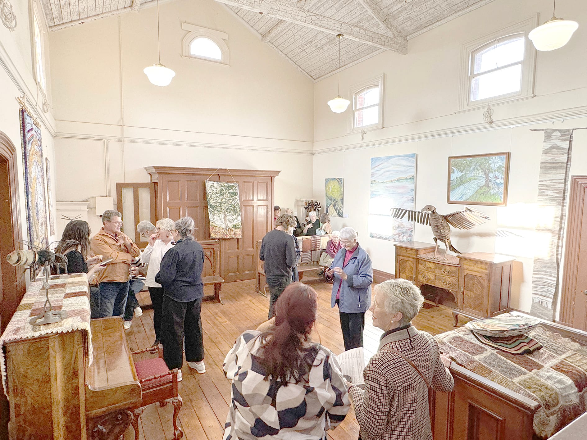 The main room during the opening.