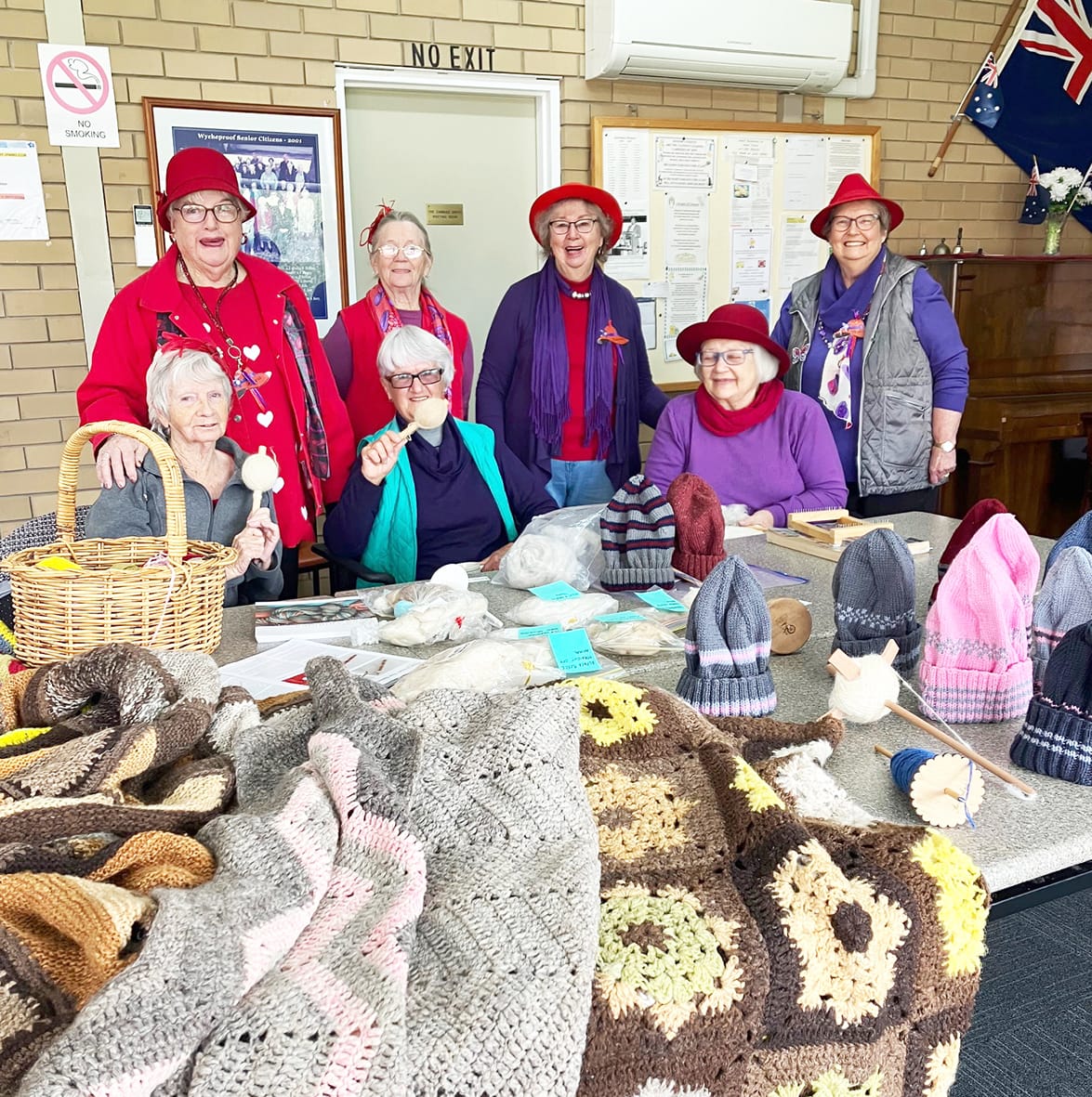 Red Hatters Visit Wycheproof and Nullawil