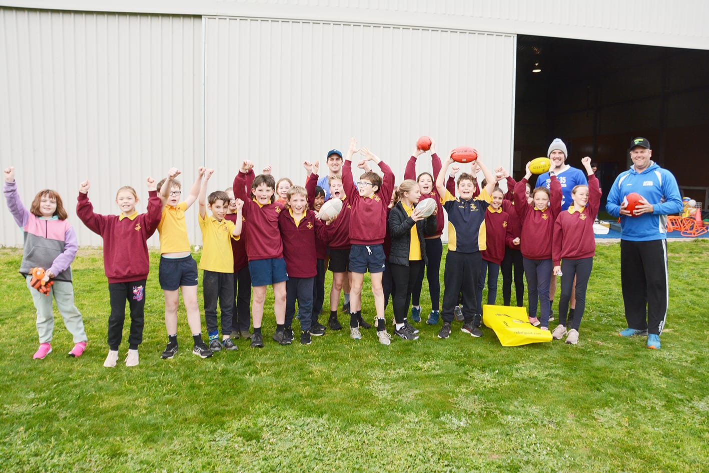 Three Cheers for Visit to Primary School