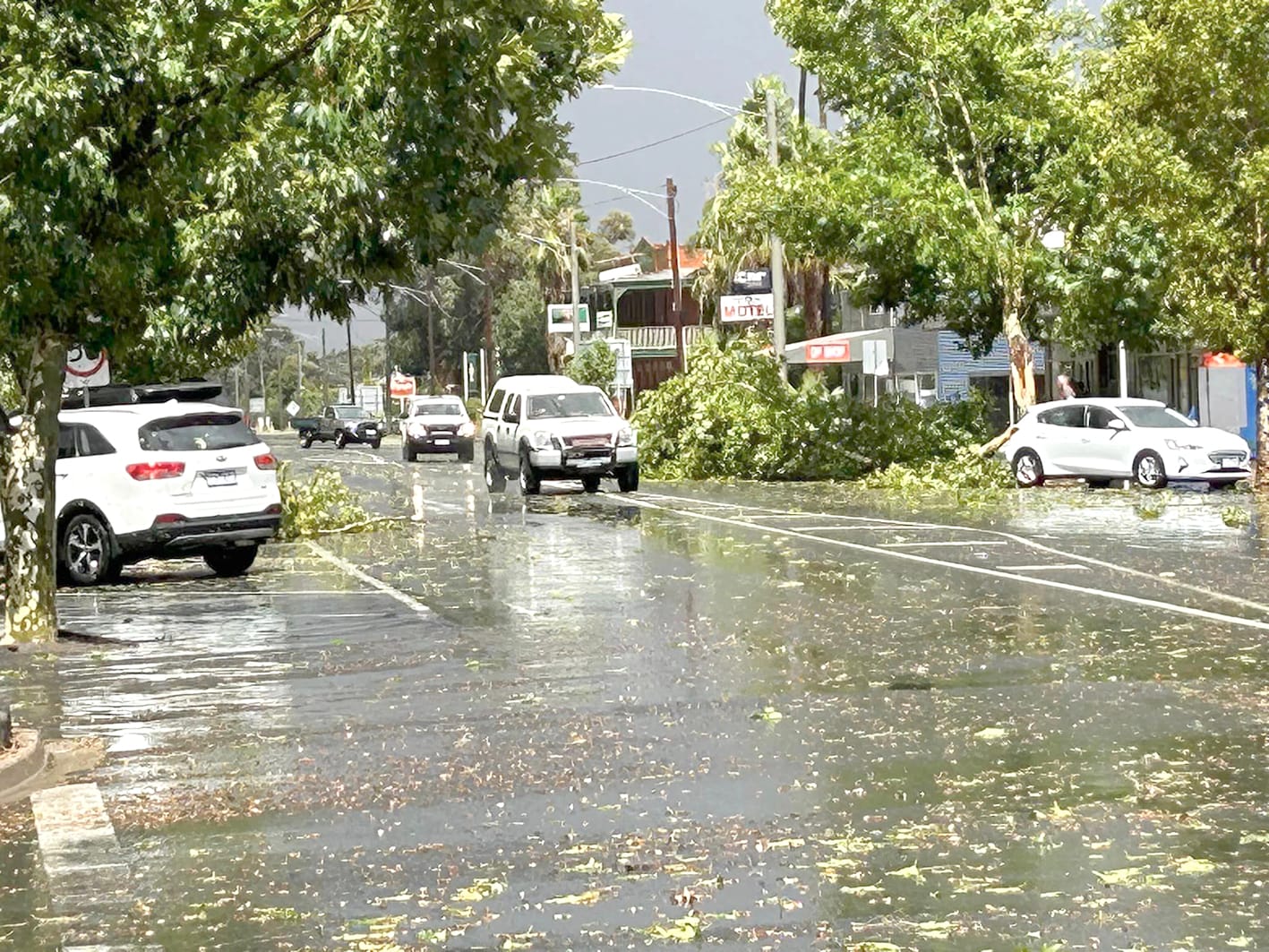 Storm Rips Through Charlton