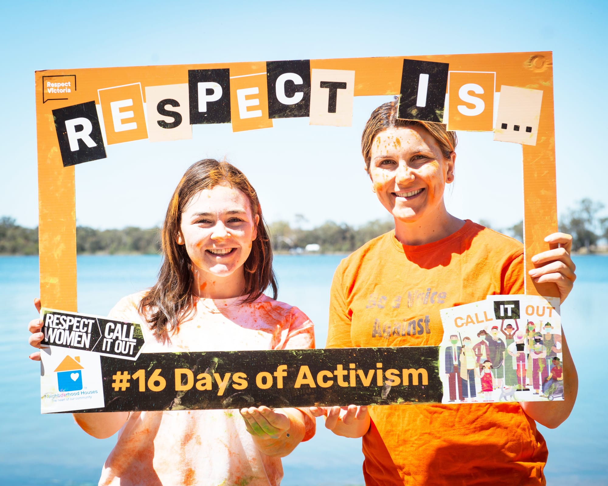 Xanthe Fitzpatrick and Averyll Loft, Organisers of the event at Lake Wooroonook, Charlton and Wycheproof Neighbourhood House co-ordinators.