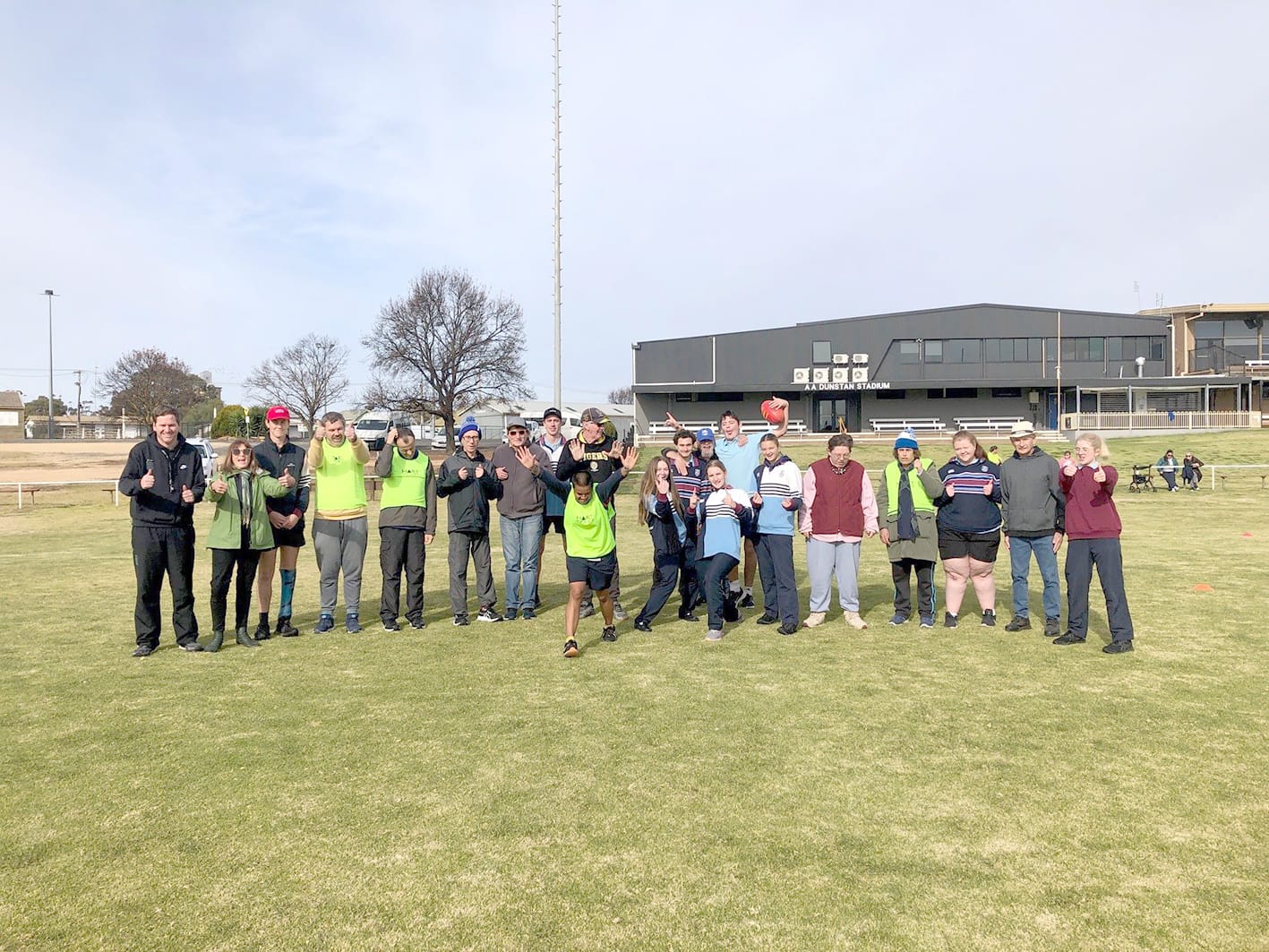 Great Morning for a Kick of the Footy