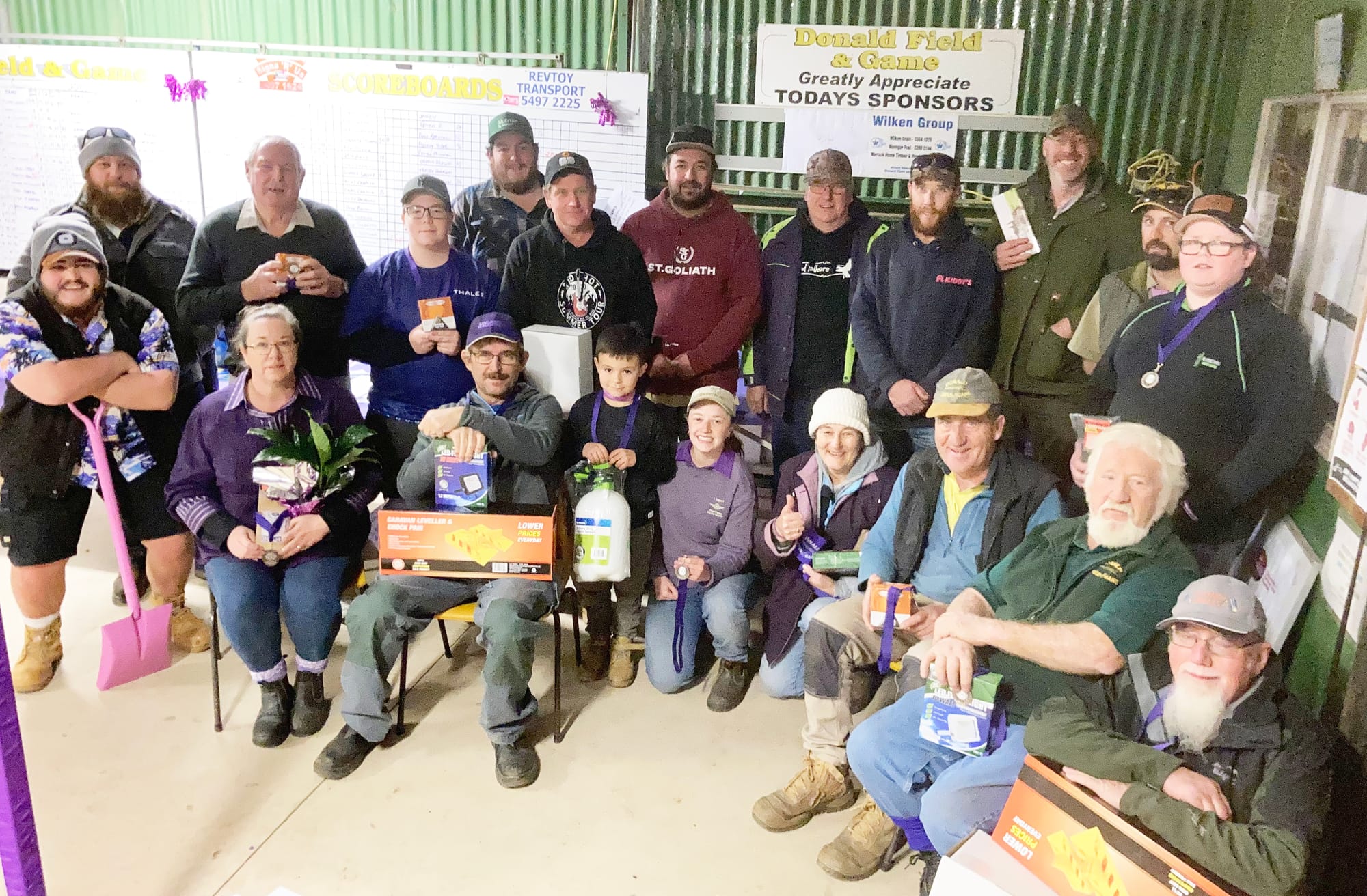 Donald Field and Game #playinpurple