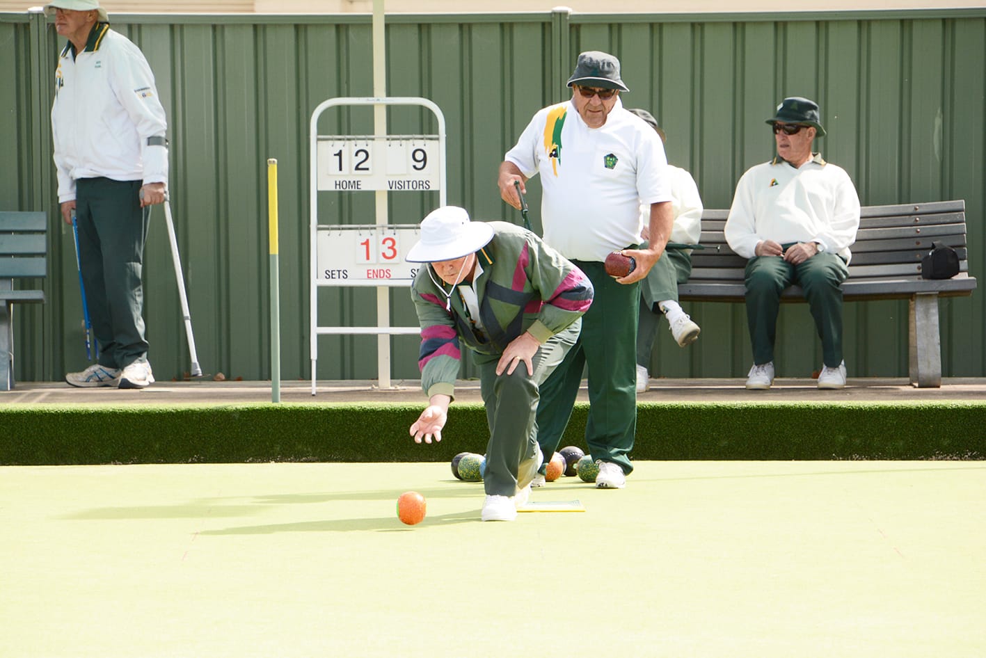 One Up, One Down for Donald Golf Bowlers