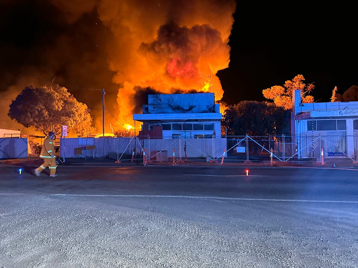 Fires Destroy Local Property