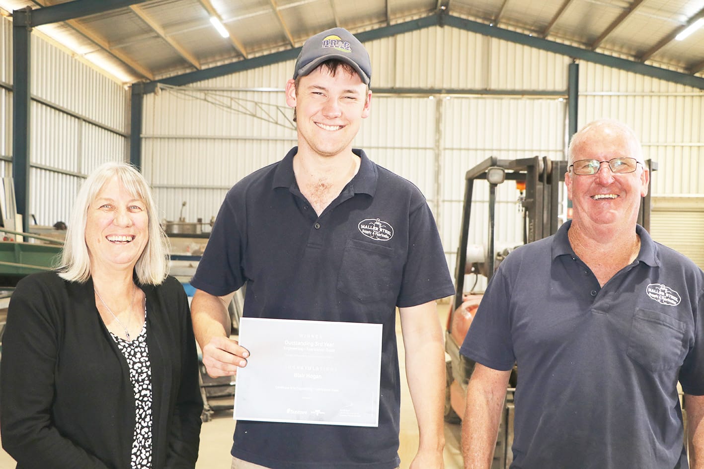 Skills Lift Blair to Top