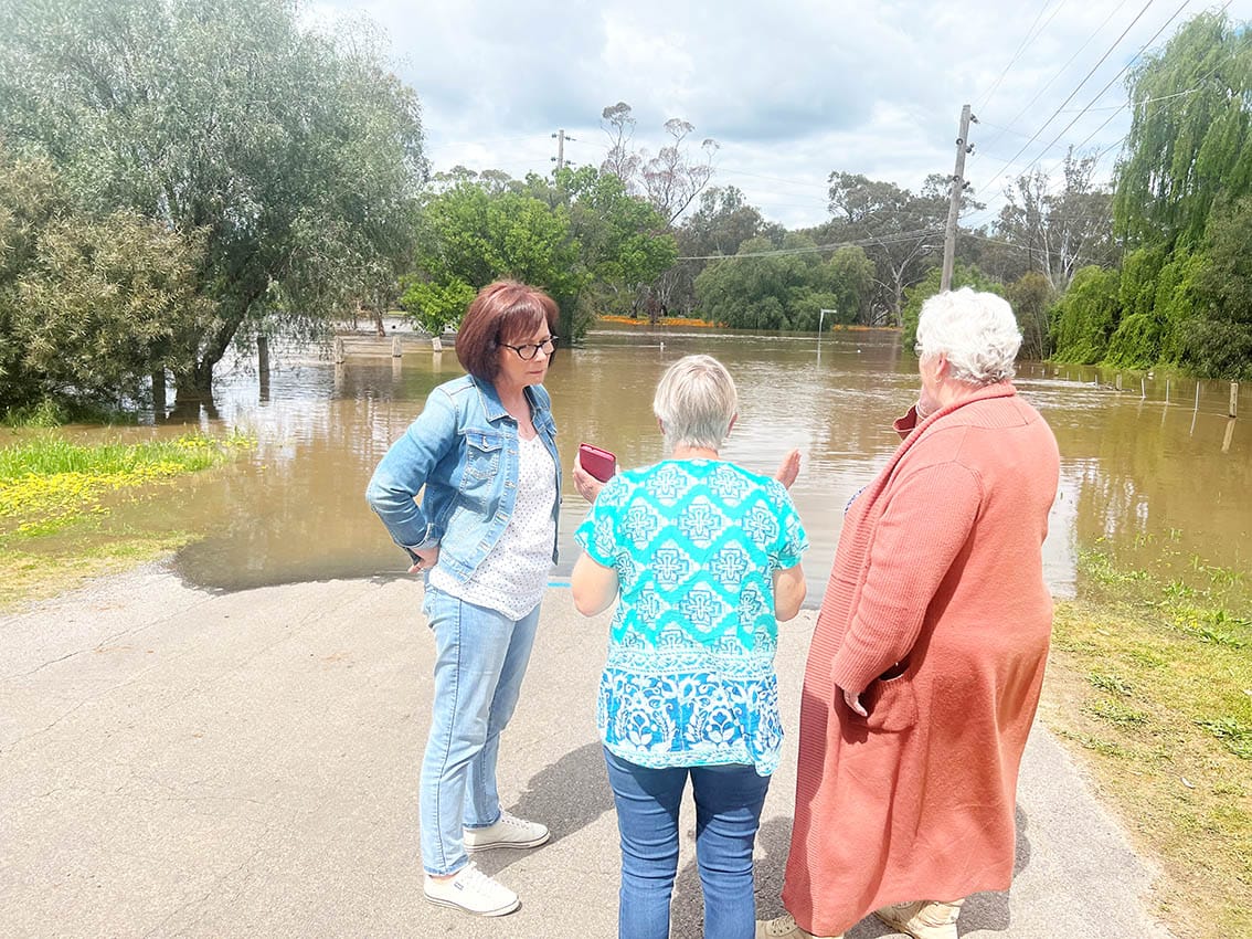 Mallee Member Tours Flood Affected Areas