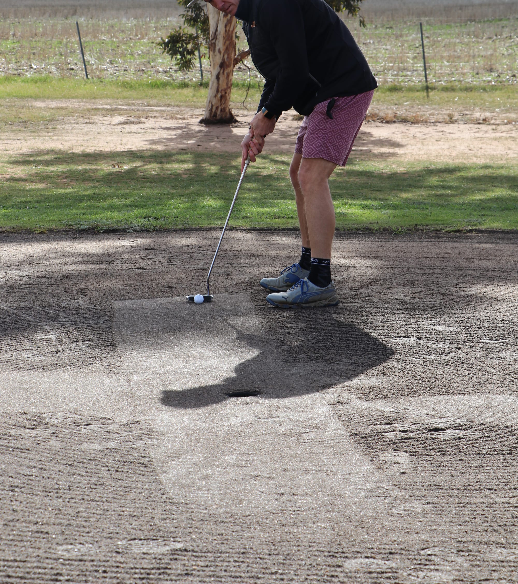 Tied for the championship with one round left to play, Anthony Beacham (pictured) and Owen Reid.