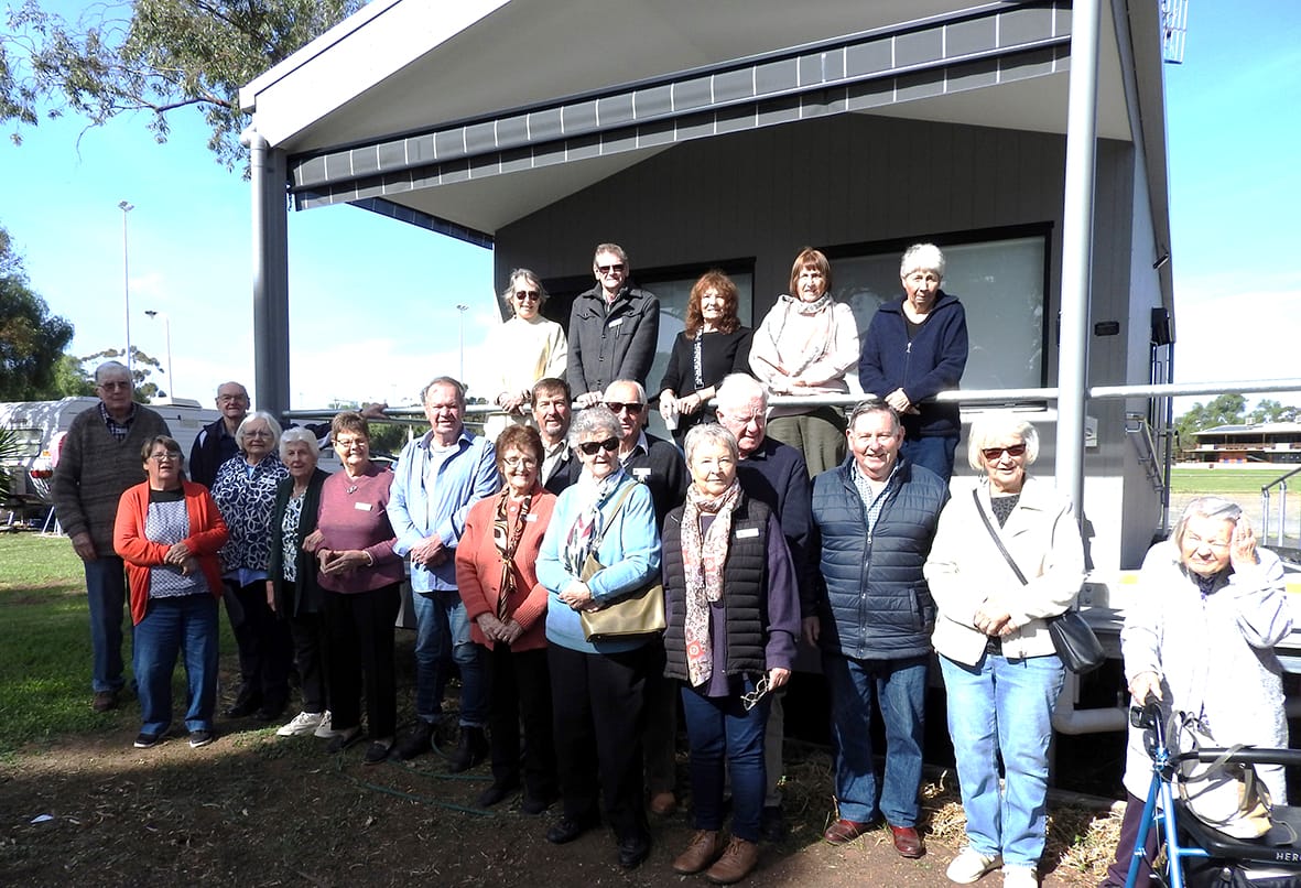 Wyche. Probians Admire Caravan Park Facilities