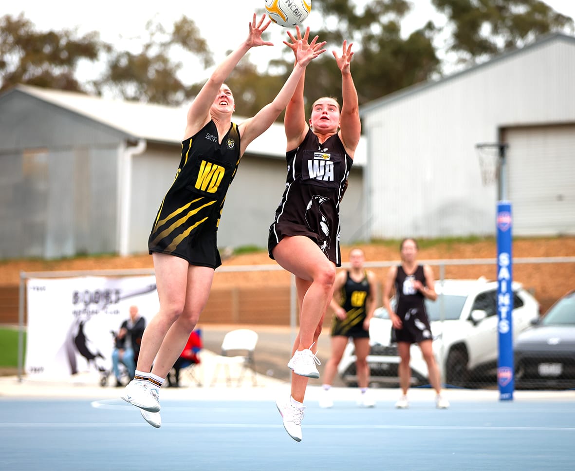 At St Arnaud’s Lord Nelson Park – Seven Netball Preliminary Finals
