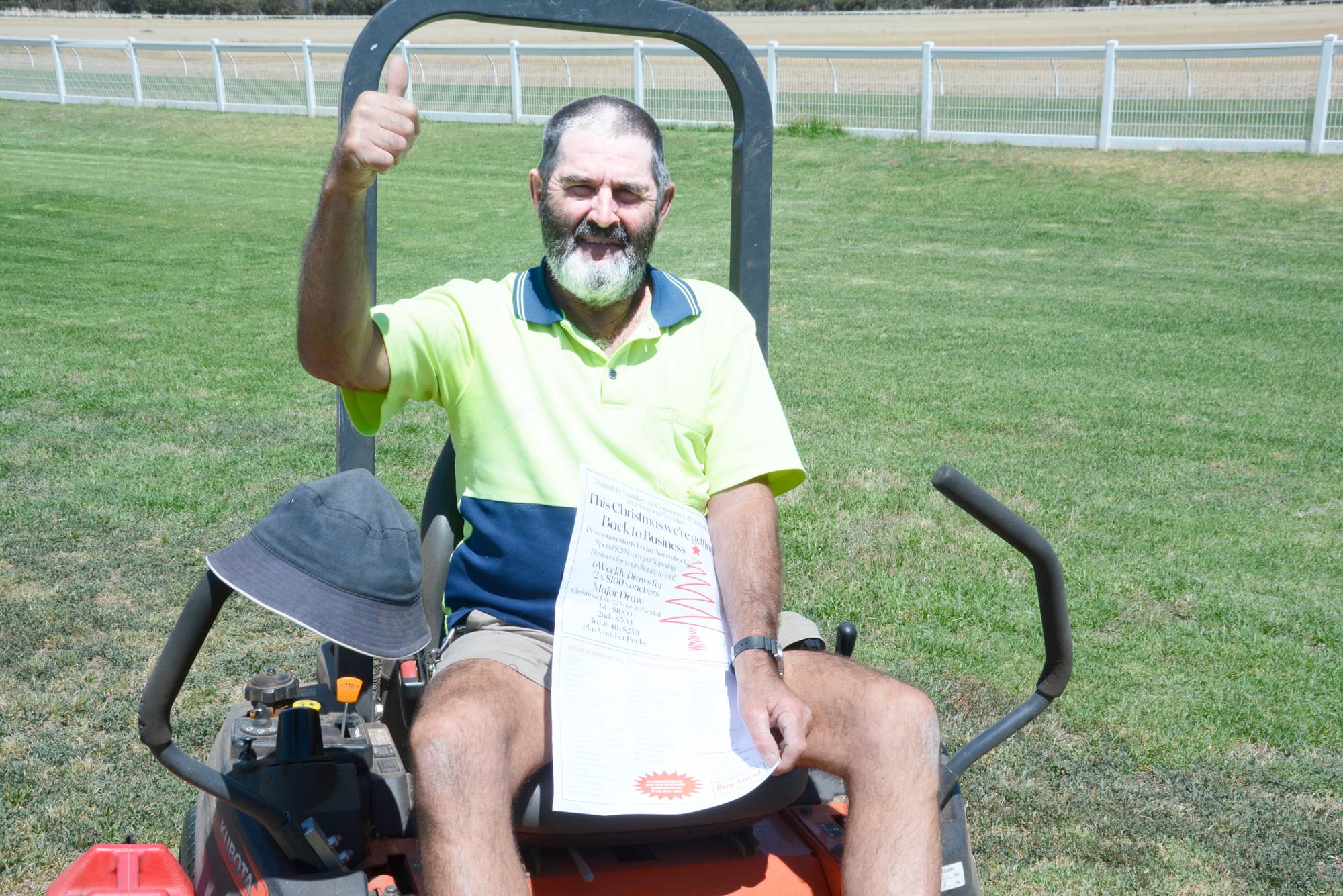 Santa Arrives Early for Graeme