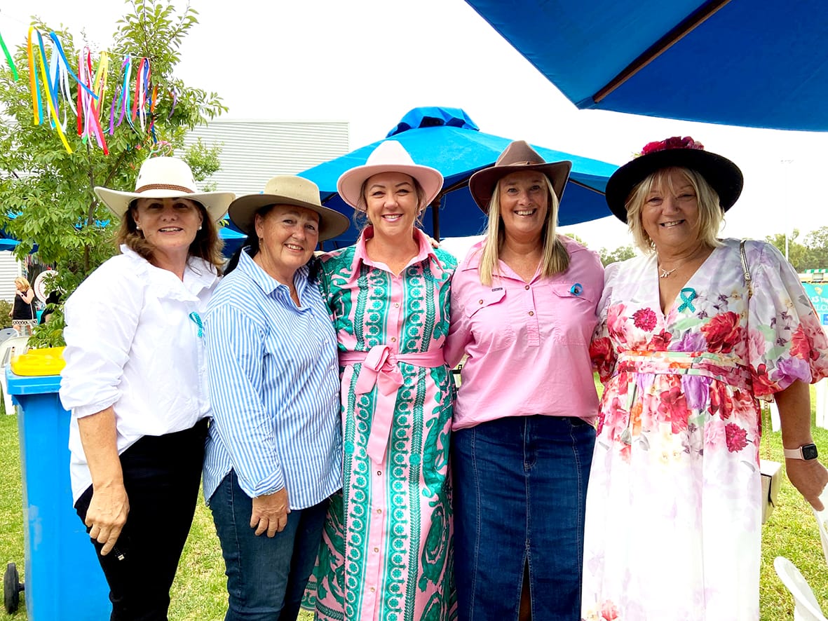 Racing patrons were encouraged to “Leave their hats on” for the country theme at this year’s Cup day. President of the Charlton Harness Racing Club, Andrea O’Gorman (second left) made time to enjoy the relaxed atmosphere with friends (left to right) Louise Mattick, Kristy O’Gorman, Tracey Amarank and Irene Parker.