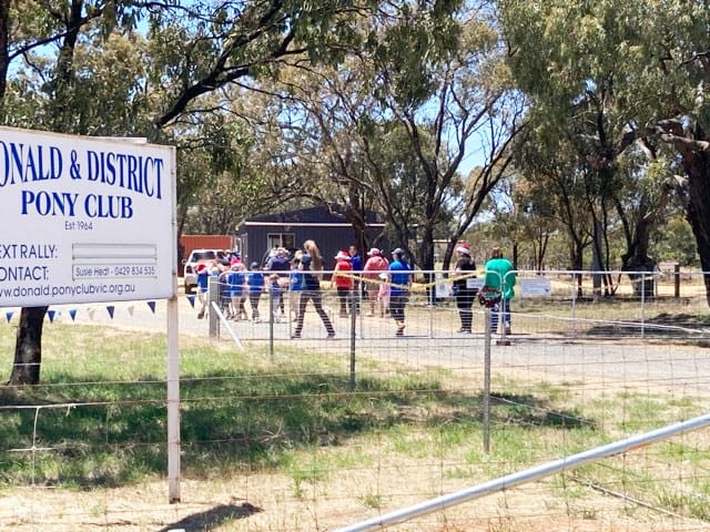 Safety First for Pony Club Entrance
