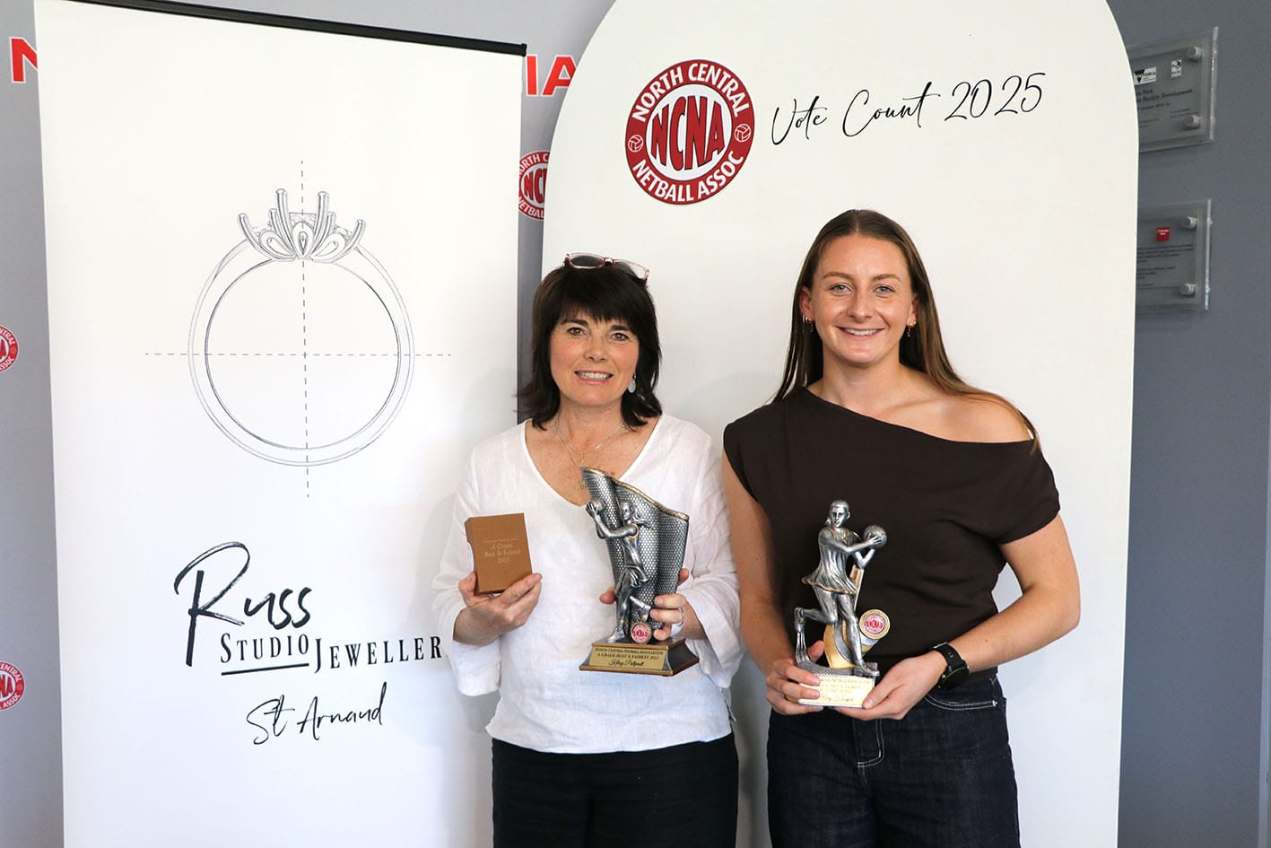 Netball Celebrates at Vote Count and Presentation Day