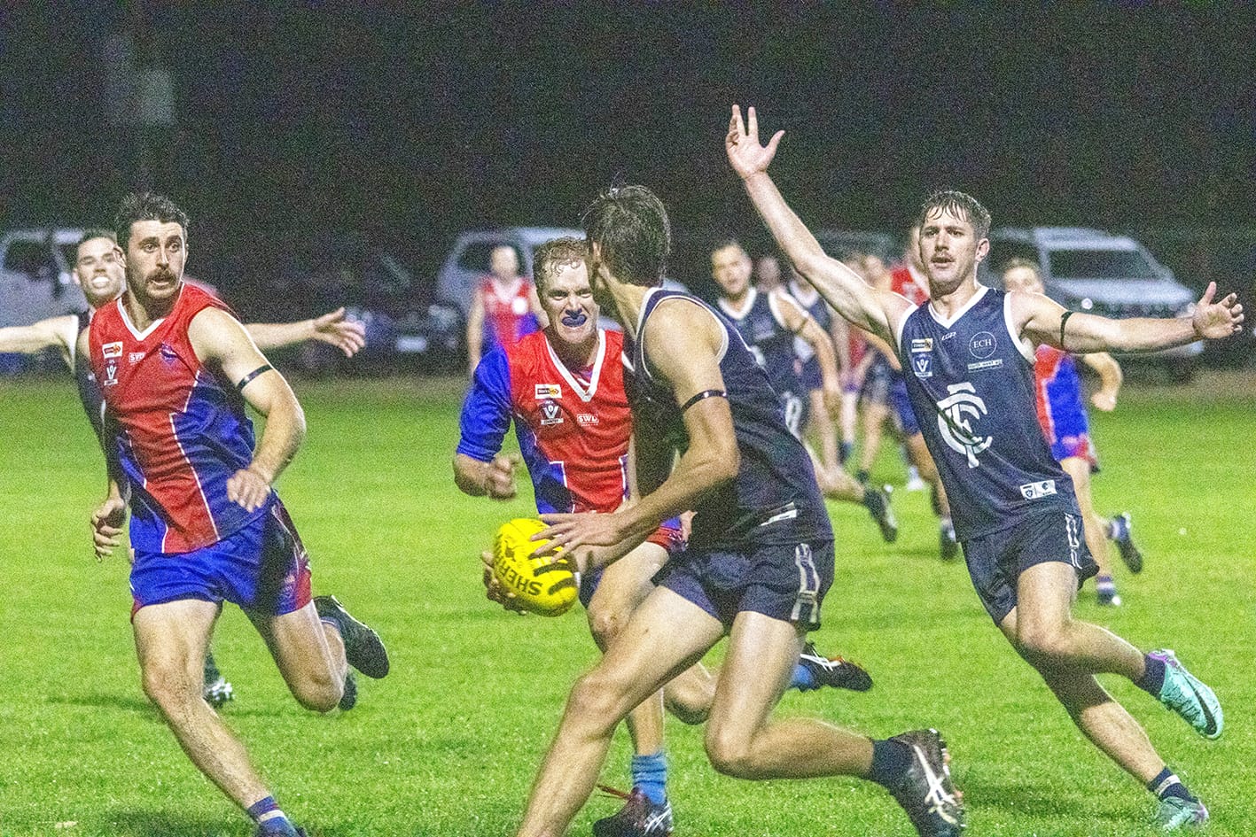 Navies Triumphant in Wet ANZAC Day Clash