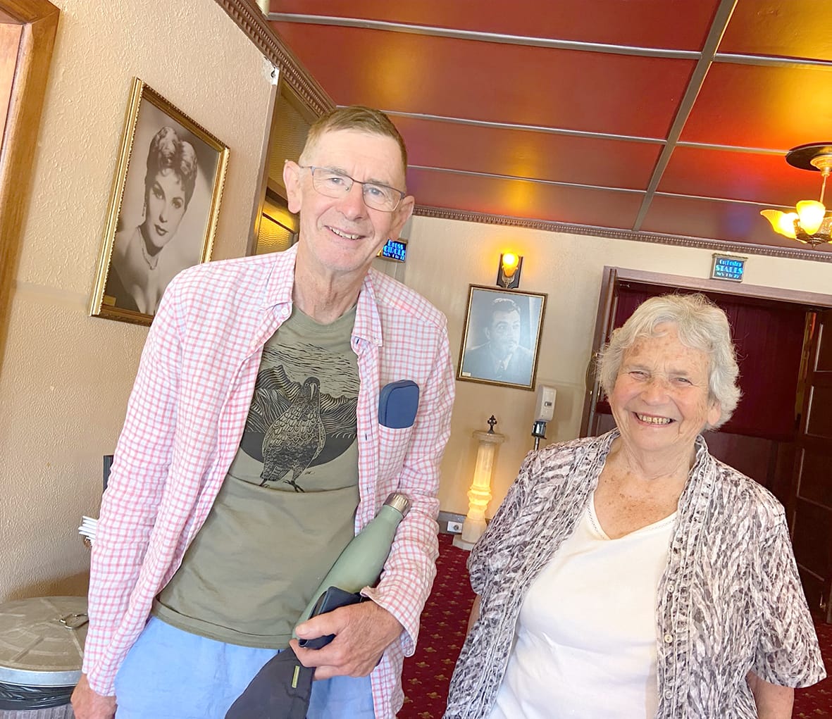 John Smith and Myf Van de Meene were looking forward to enjoying the weekend of film along with also making it a visit to the country. Myf’s brother-in-law had found a relative’s name on the Charlton war memorial and this had started an ongoing connection with the town.