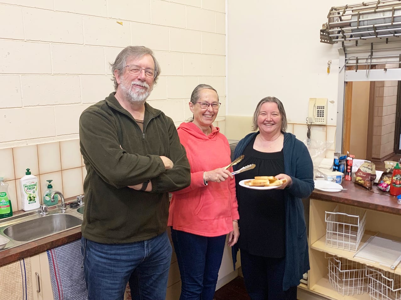 Lions Serve (Breakfast) at Evacuation Centre