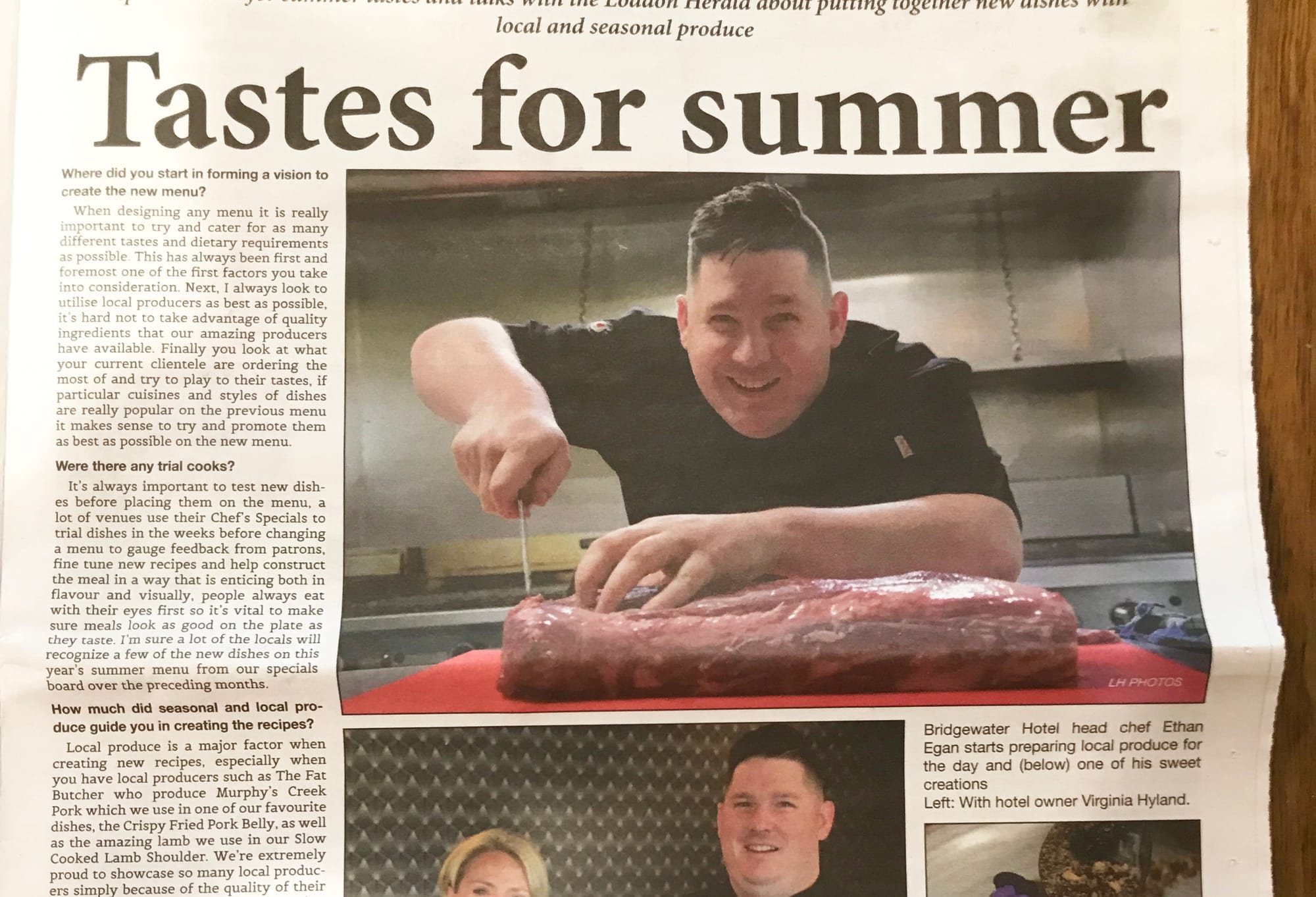 Ethan’s Summer Menu a “Gastronomical” Delight