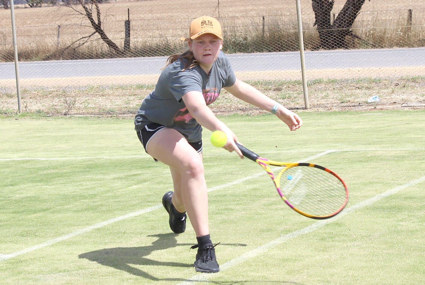 Nullawil Prevails in Close Tennis Tussle