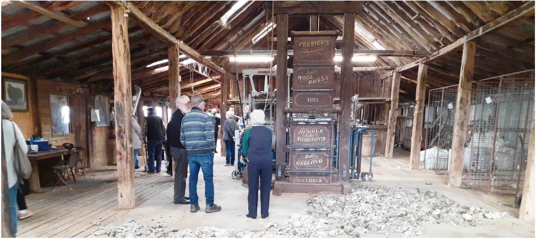 History Group’s Woolshed Visit