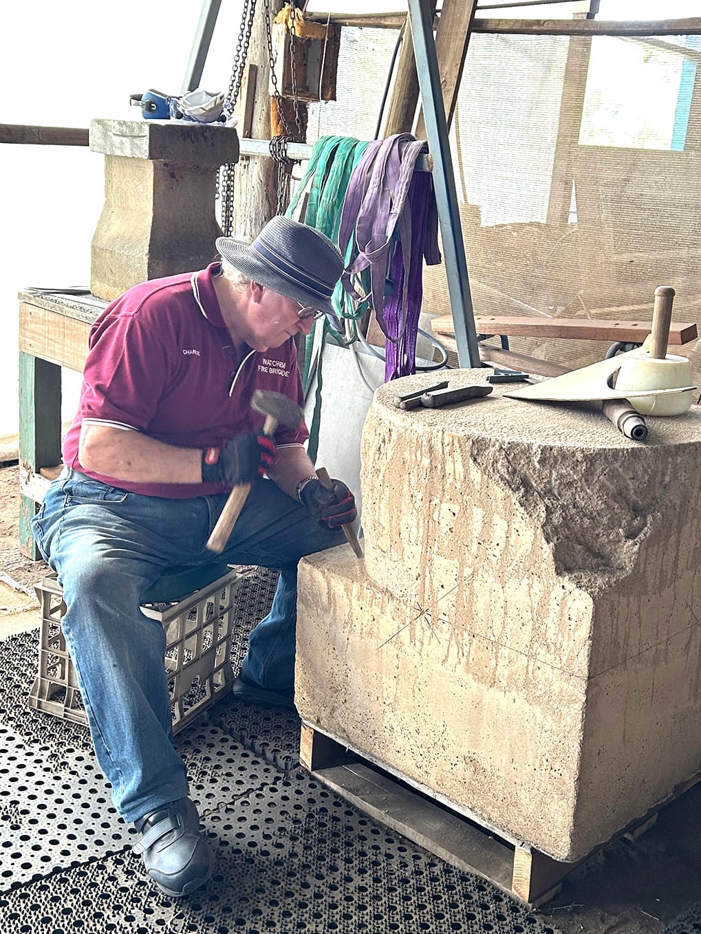 History Group Goes to Watchem