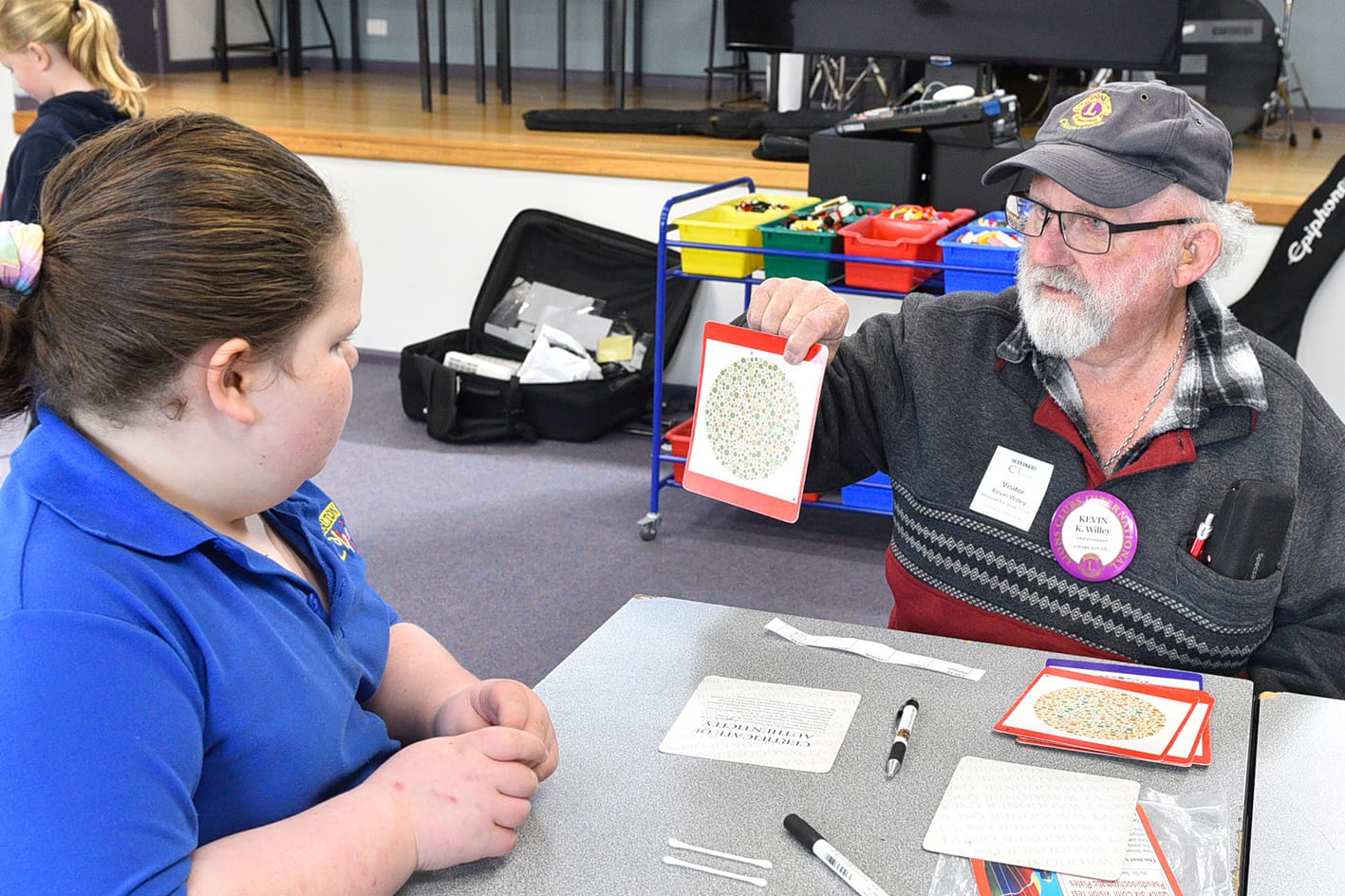 Lions Provide Vision for Students’ Future