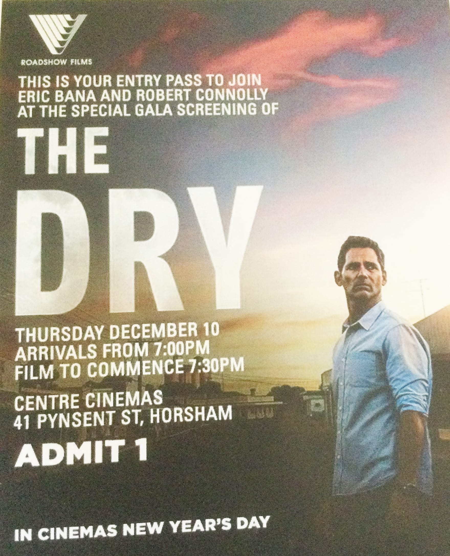 “The Dry” Screens at Horsham Cinema