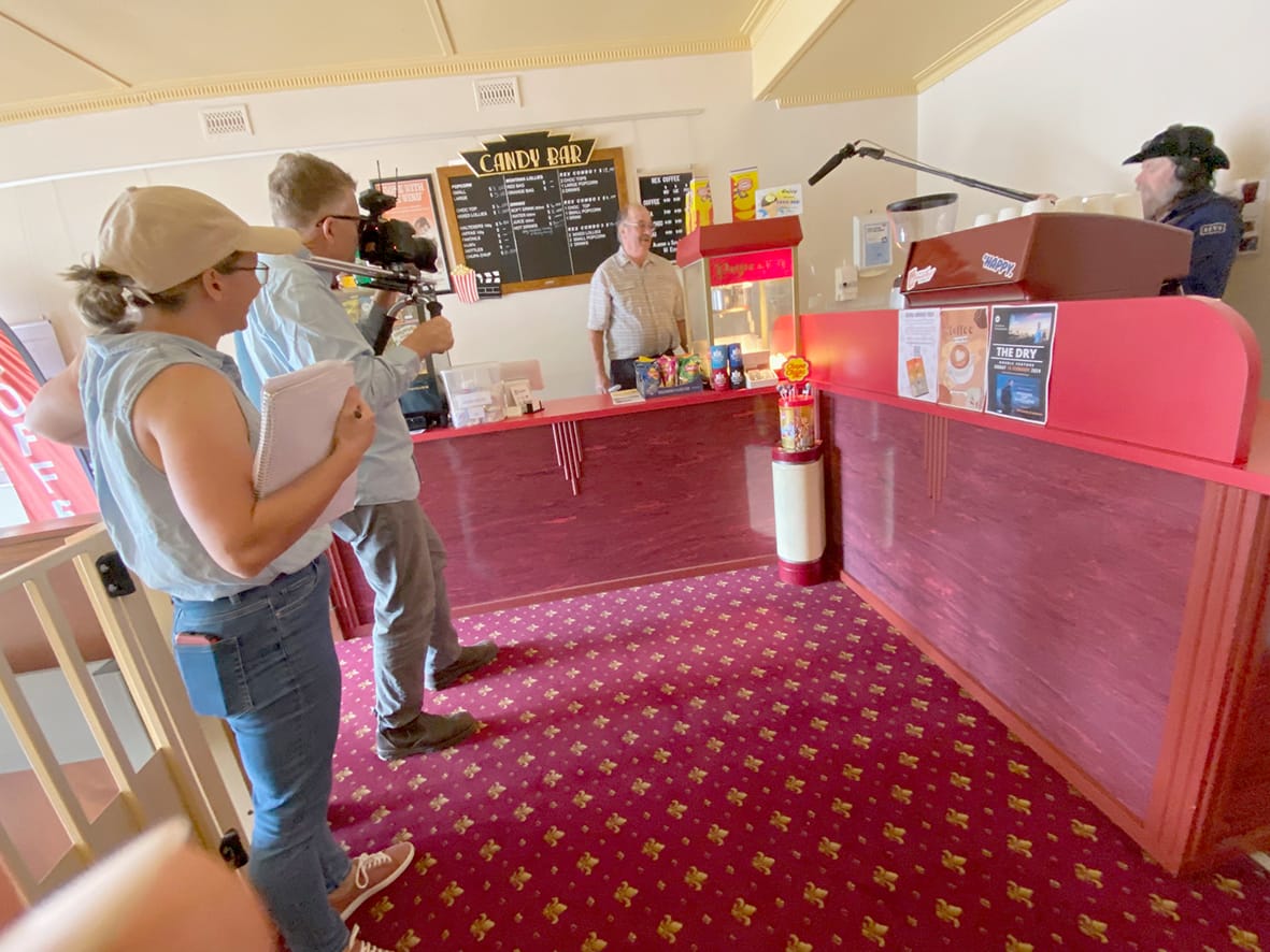 Backstage at “Back Roads”