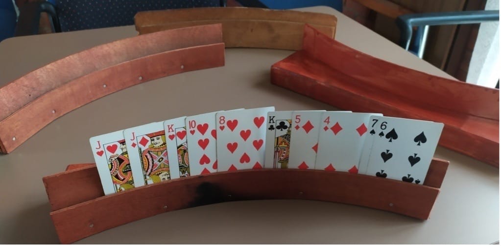 Having identified the need for a specific type of cardholder at the Club, the members of the Donald Men’s Shed, under the guidance of esteemed former Senior Citizen, the late Keith Smith, designed and manufactured expertly crafted holders.